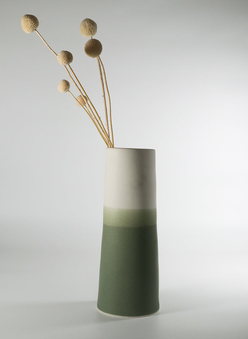 Extra Tall Vase - Green Sand