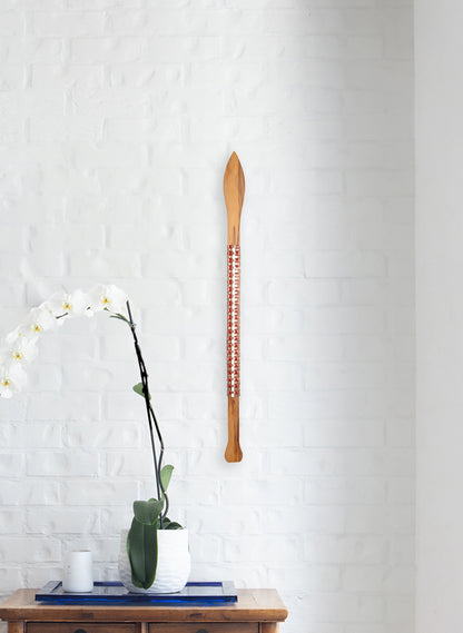 Red, White and Copper Taiaha