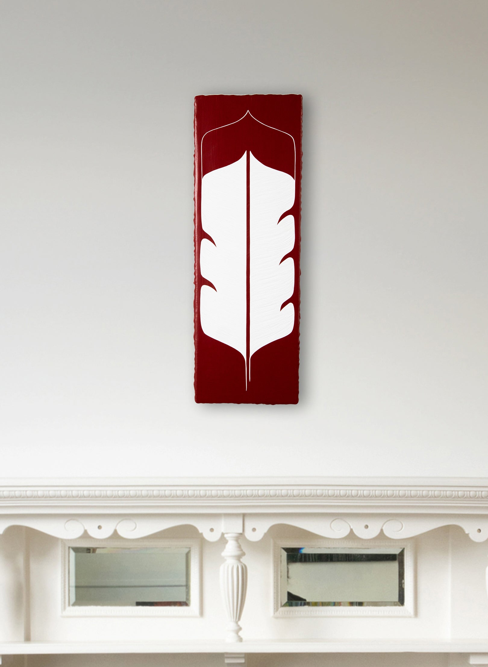 Huia Pohutukawa - Original Carved Painting