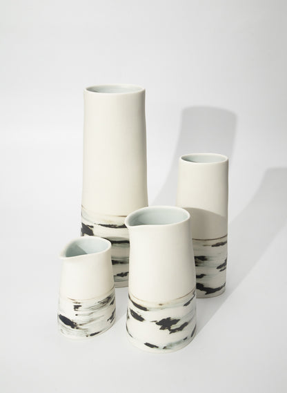 Small Jug - Black Shibori
