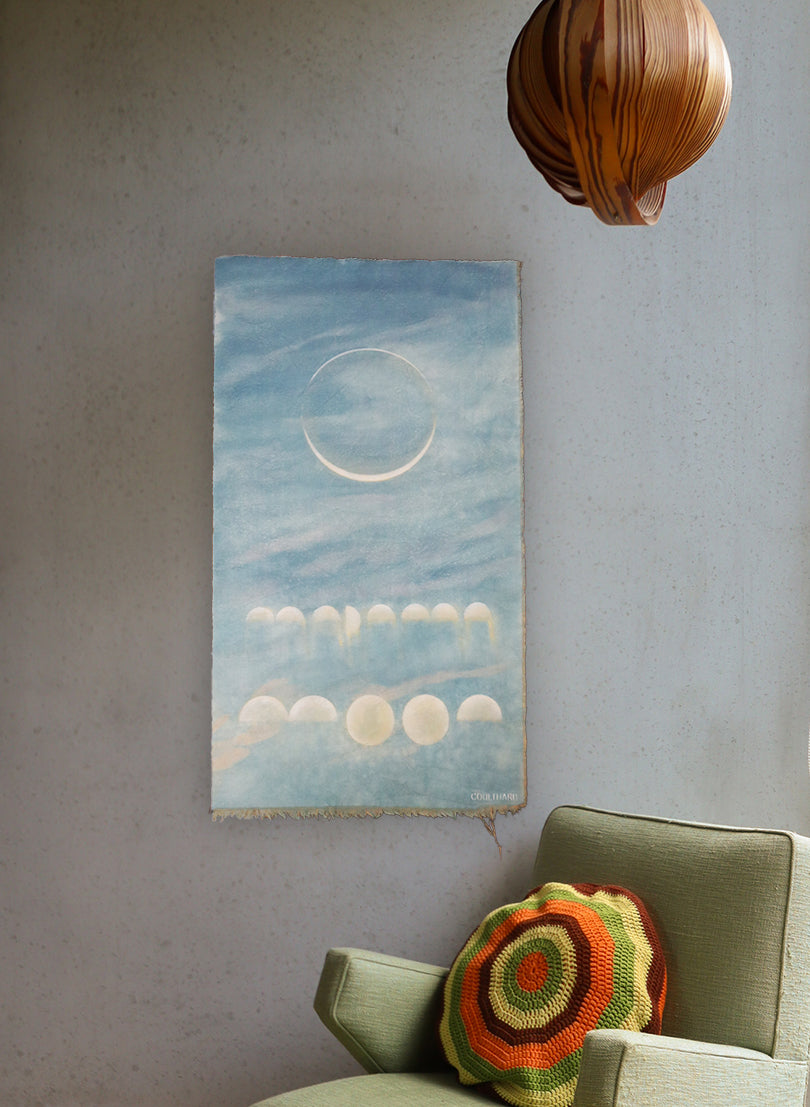 Large Moon Painting - Marama Moon - Unframed