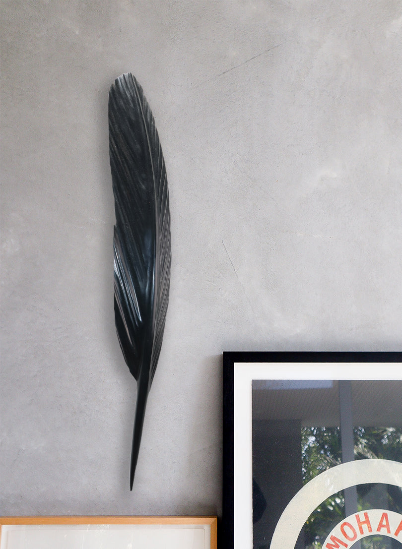Tui Feather 1050mm - Black Dargaville Swamp Kauri