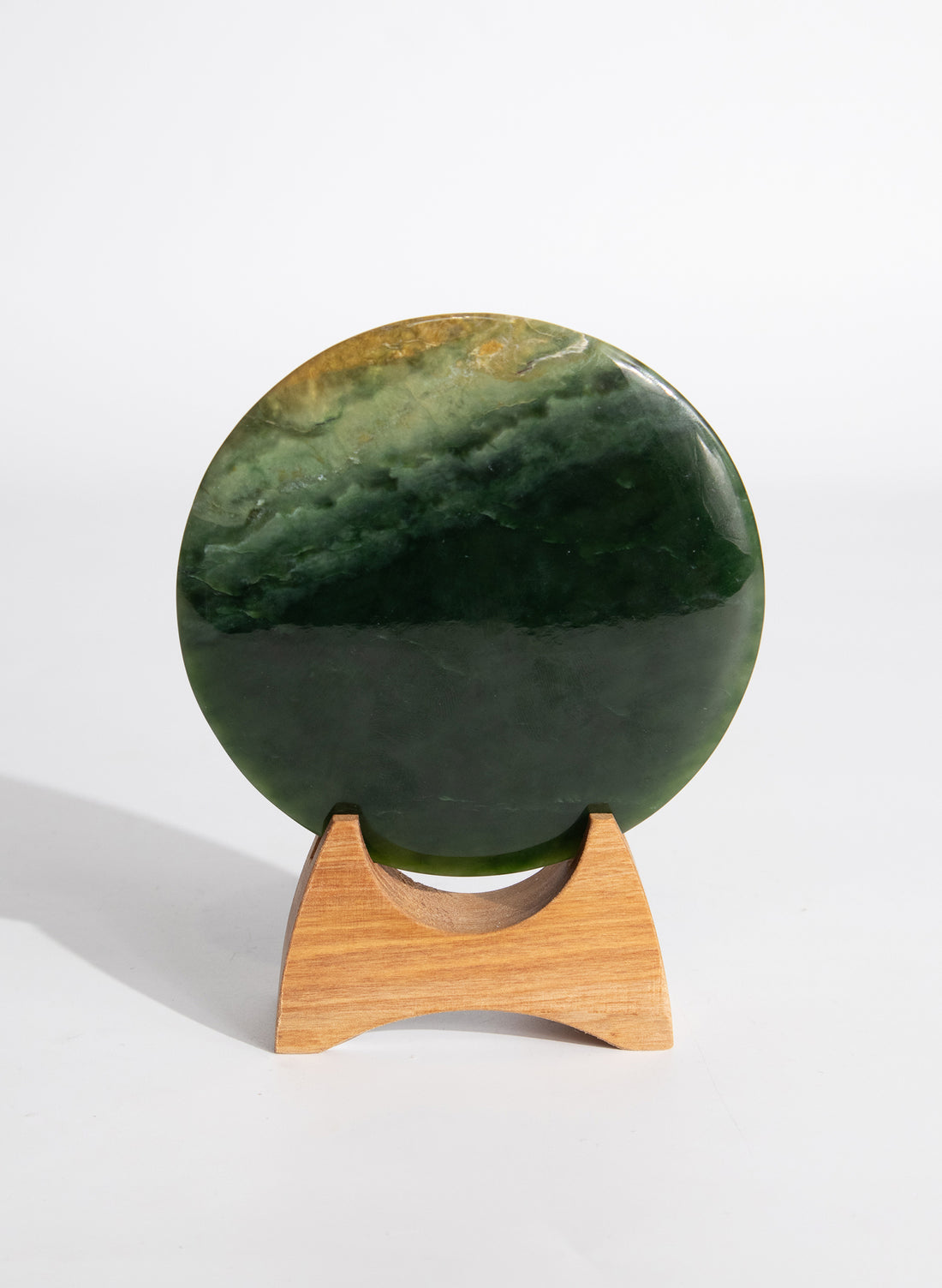 Disc Pounamu Sculpture