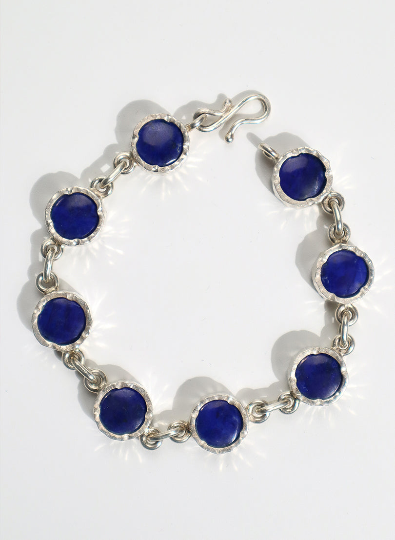 Lapis Lazuli Stirling Silver Bracelet