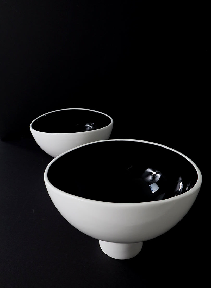 Black and White Bowl - Large