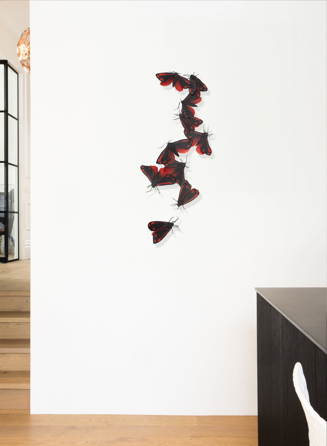 Cinnabar Moths (Red/Black)
