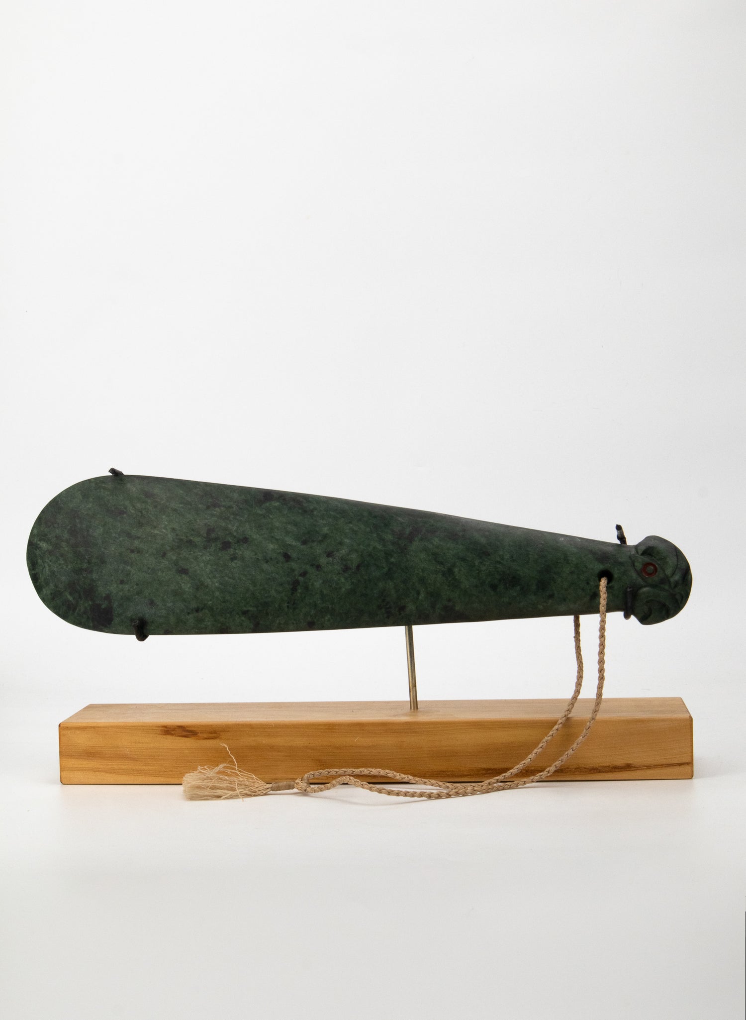 Mere Manaia Pounamu on Stand