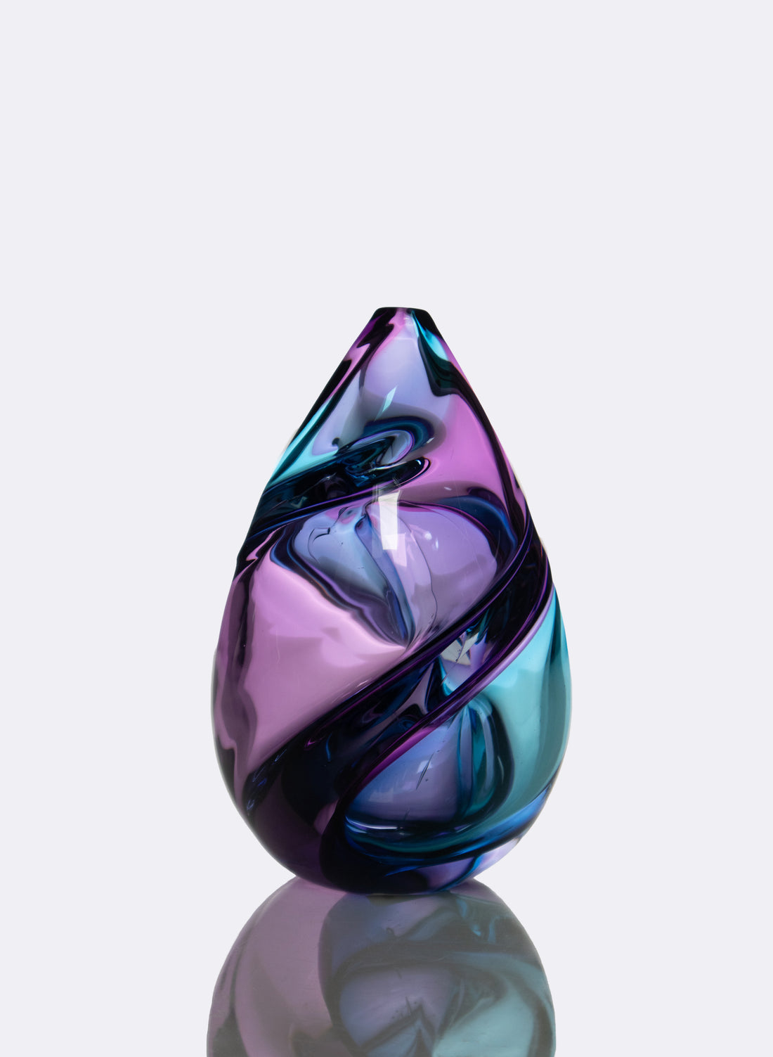 Harlequin Spiral - Purple & Blue