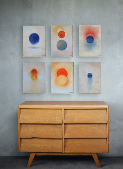 Light Eclipse Series Framed - Hemispheres