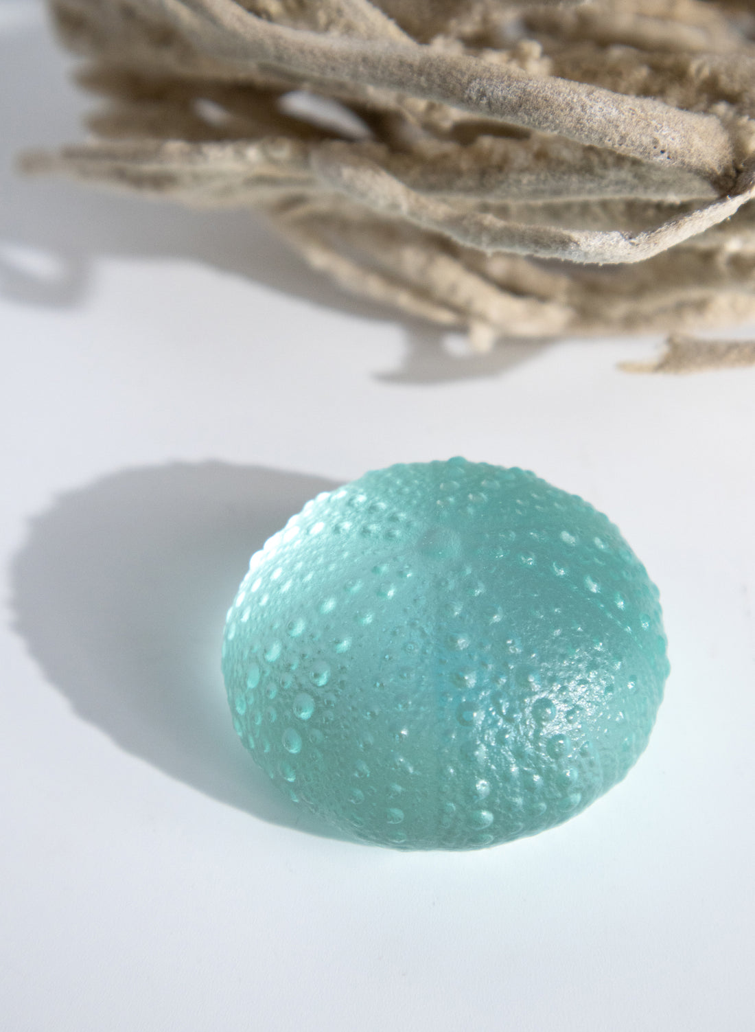 Medium Sea Urchin - Pale Copper Blue