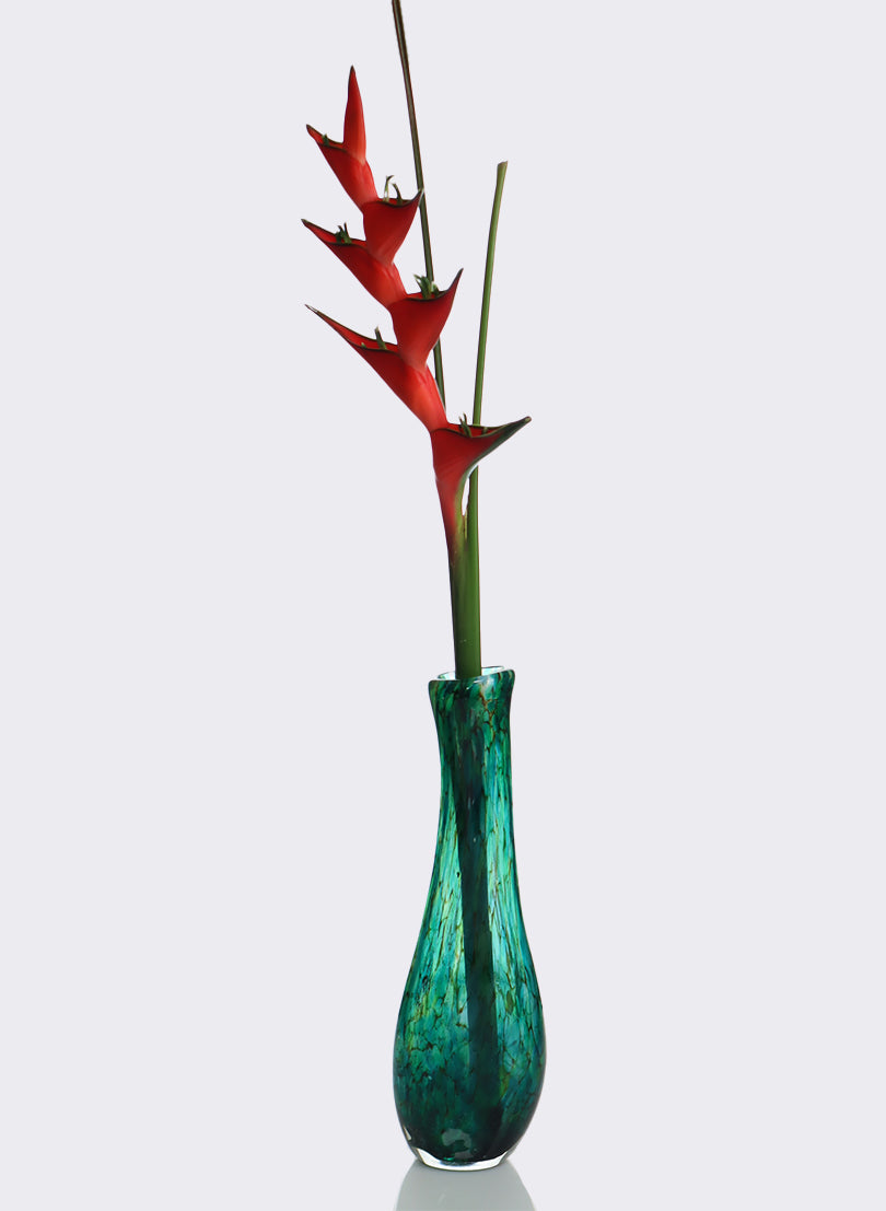 Greenstone Flat Form Vase - Large