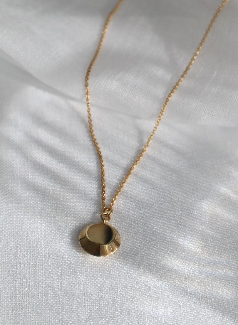 Profile Necklace - Sterling Silver &amp; Gold Plated