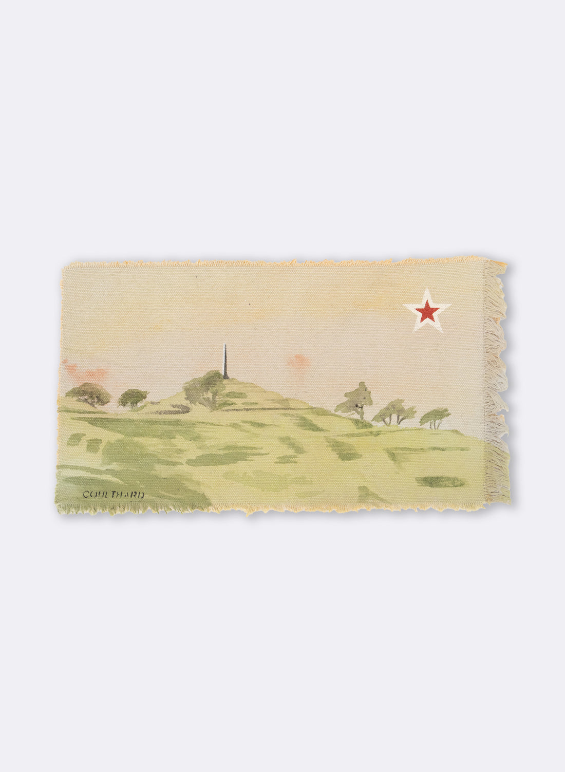 One Tree Hill - Postcard Artwork - Greens