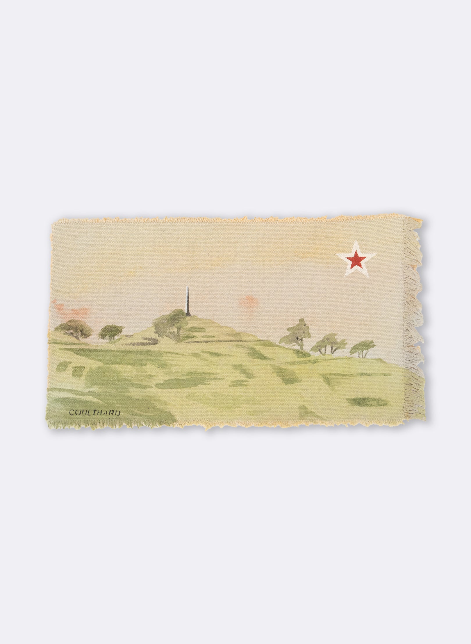 One Tree Hill - Postcard Artwork - Greens