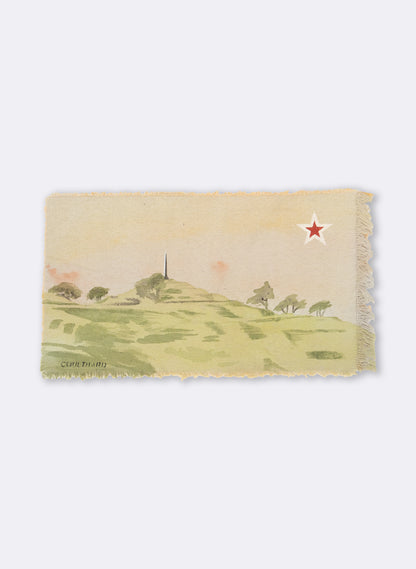 One Tree Hill - Postcard Artwork - Greens