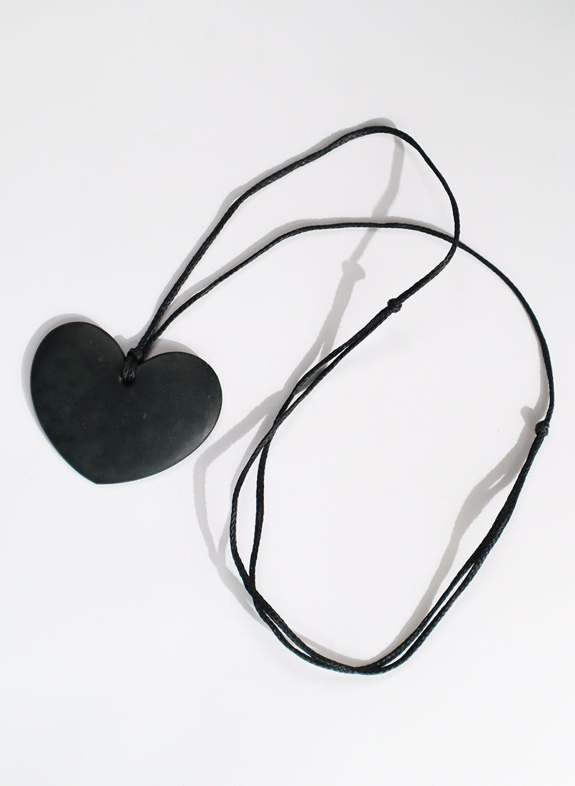 Pounamu heart necklace Clearance