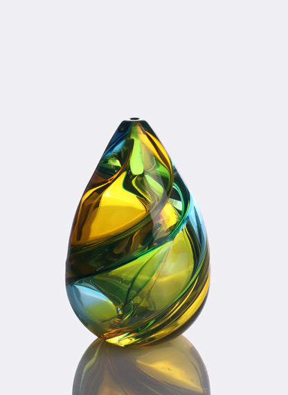 Harlequin Spiral - Blue &amp; Gold