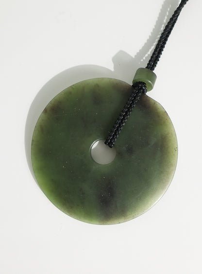 Disc Pounamu Pendant