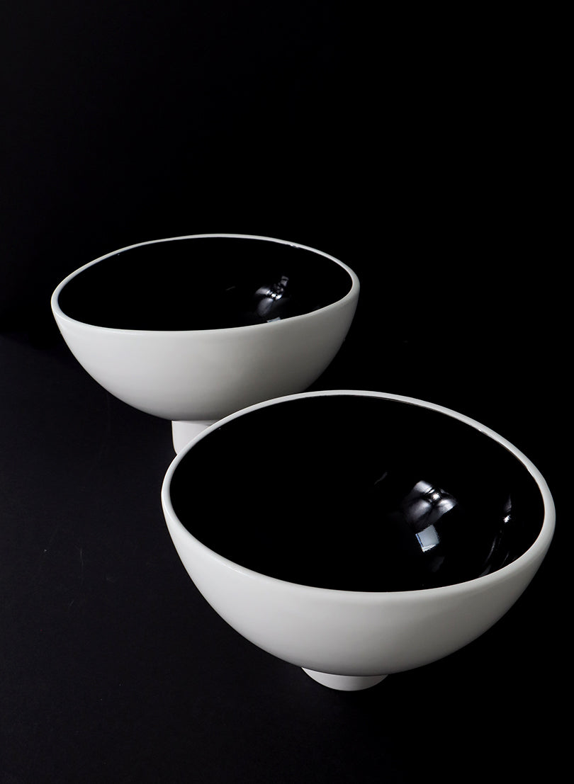 Black and White Bowl - Medium
