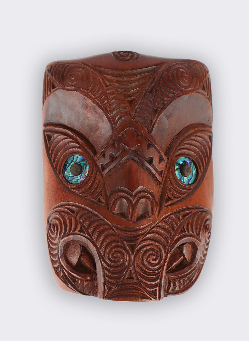 Carved Wheku Mask - Straight
