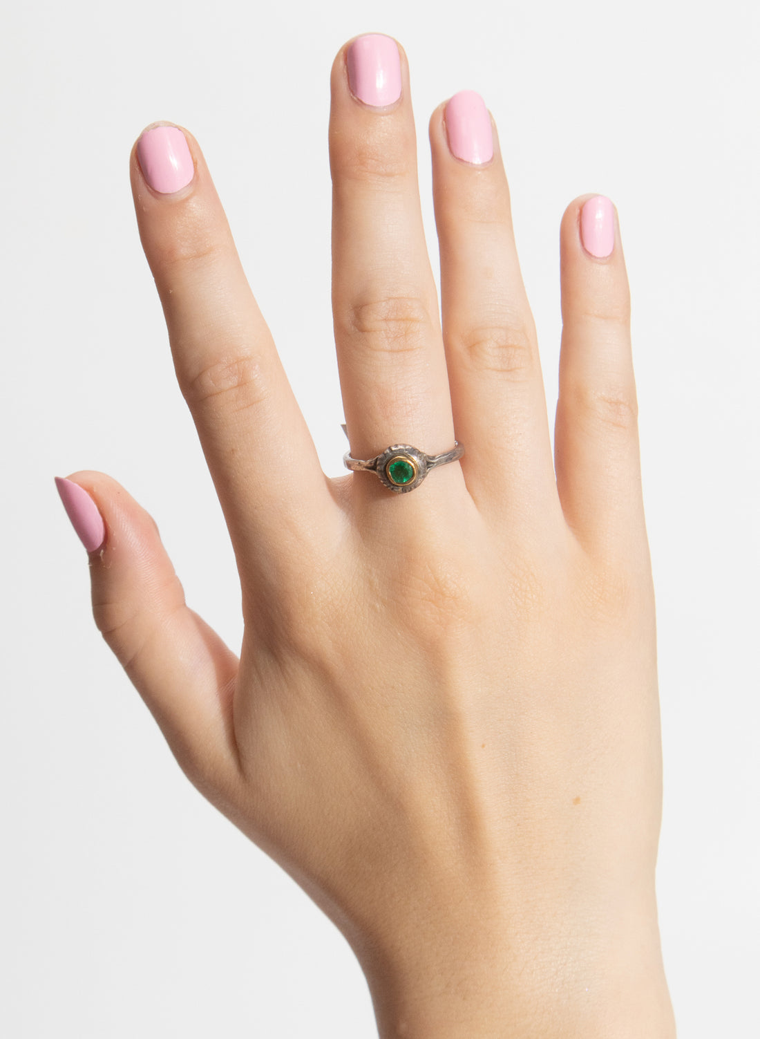 Emerald Corinthian Ring