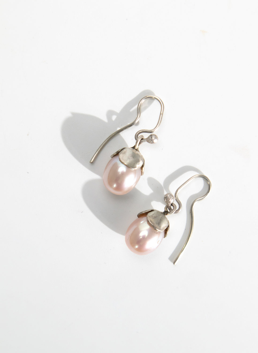 Natural Pearl Hook Earrings