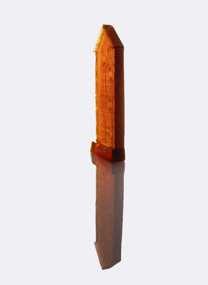 Cast Glass TownHouse - Amber