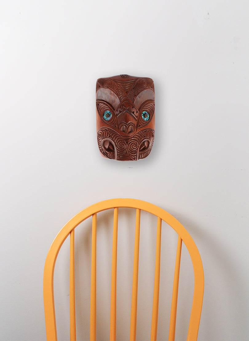 Carved Wheku Mask - Straight