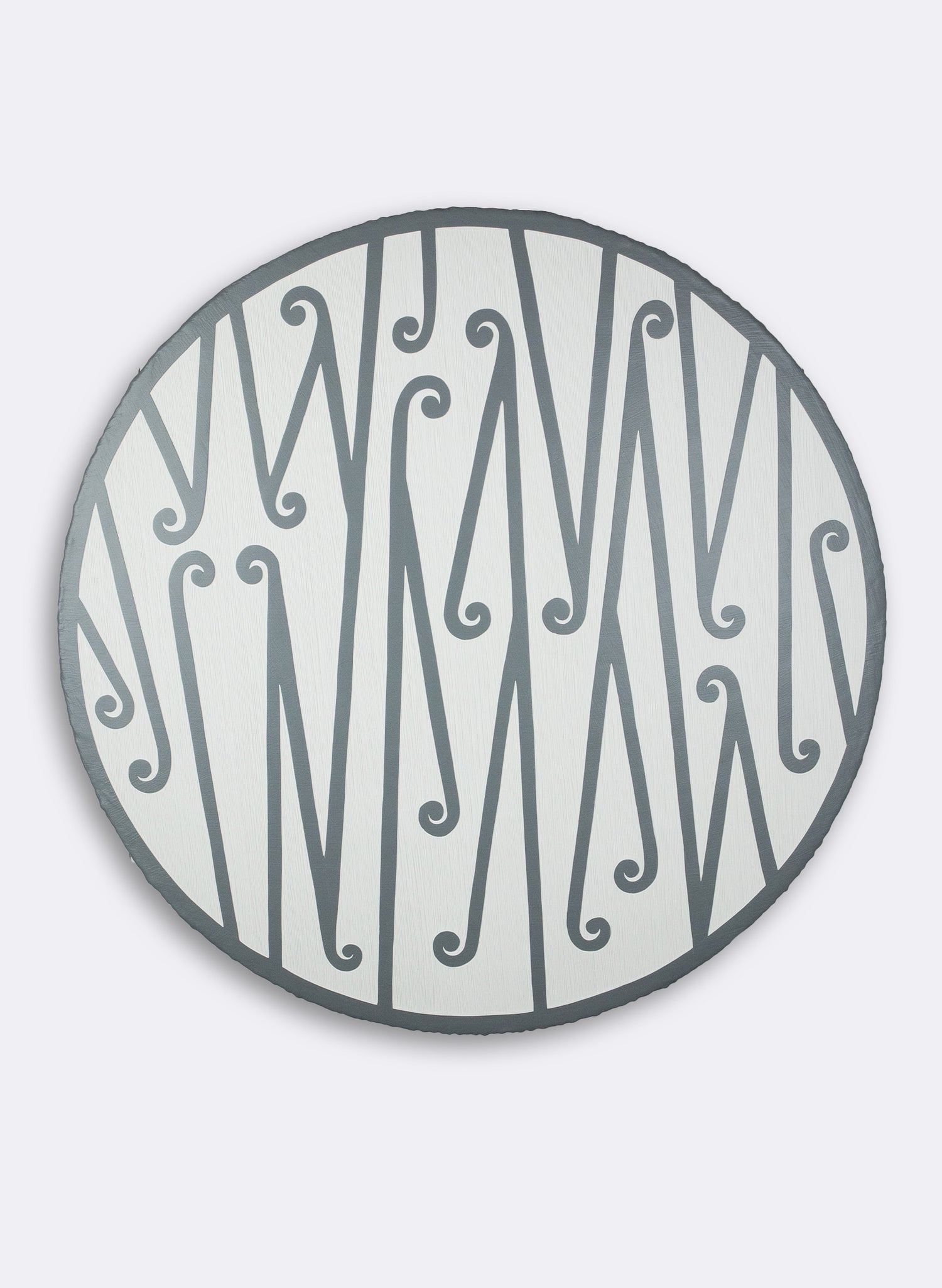 Te Heke Grey - Original Carved Painting 800mm Diameter