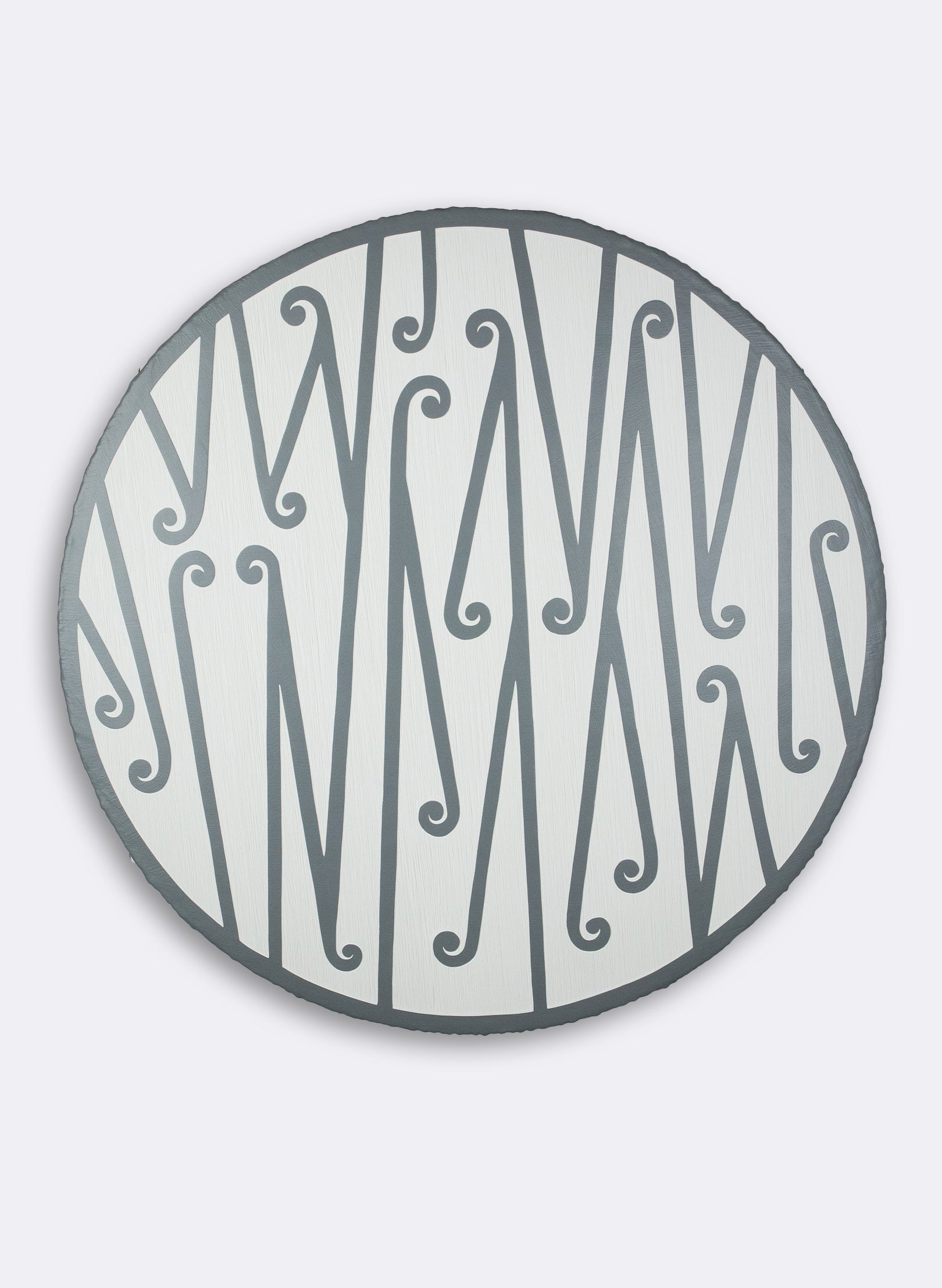 Te Heke Grey - Original Carved Painting 800mm Diameter