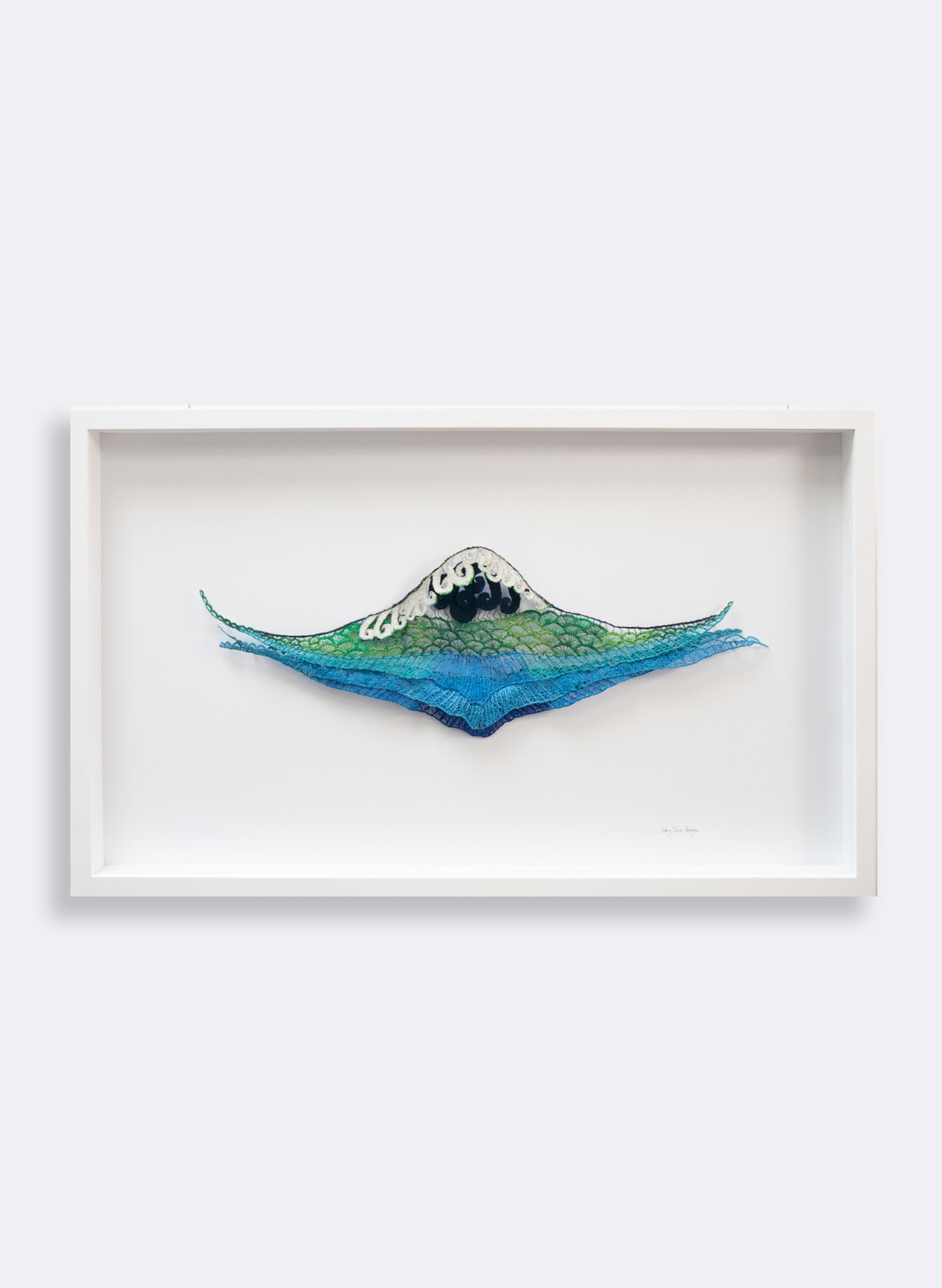 Mount Taranaki -  Sculptural Embroidery