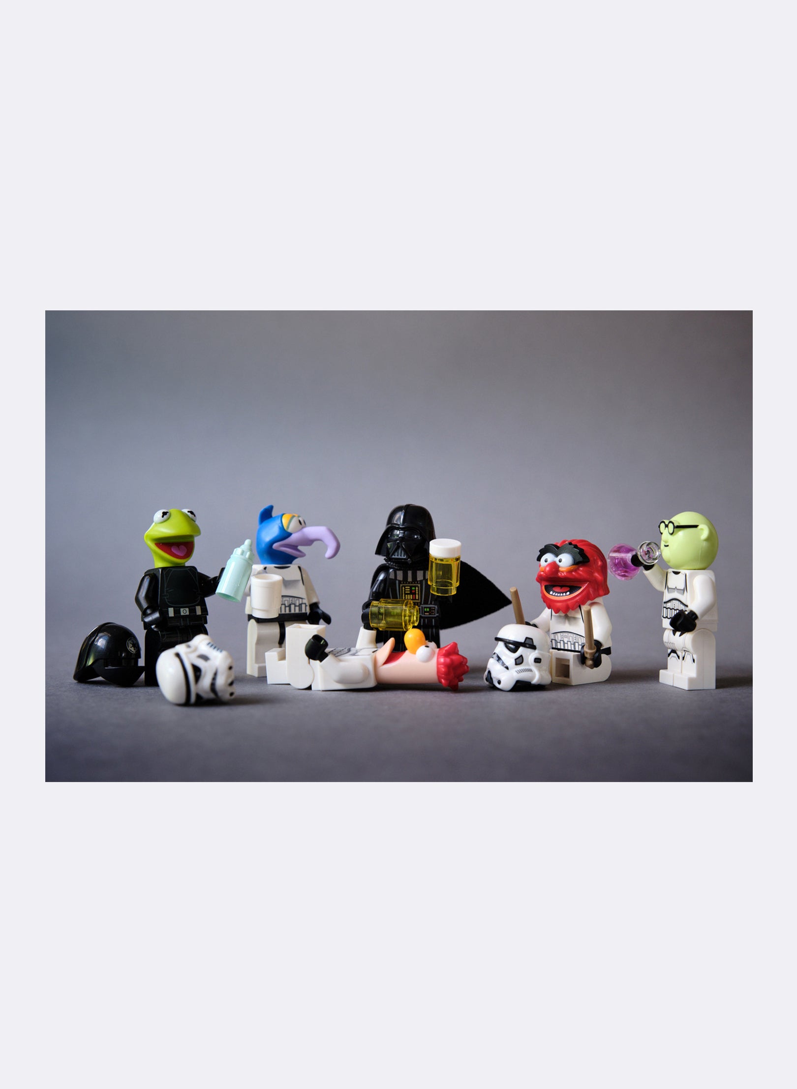 I work with Muppets too - Photographic Print