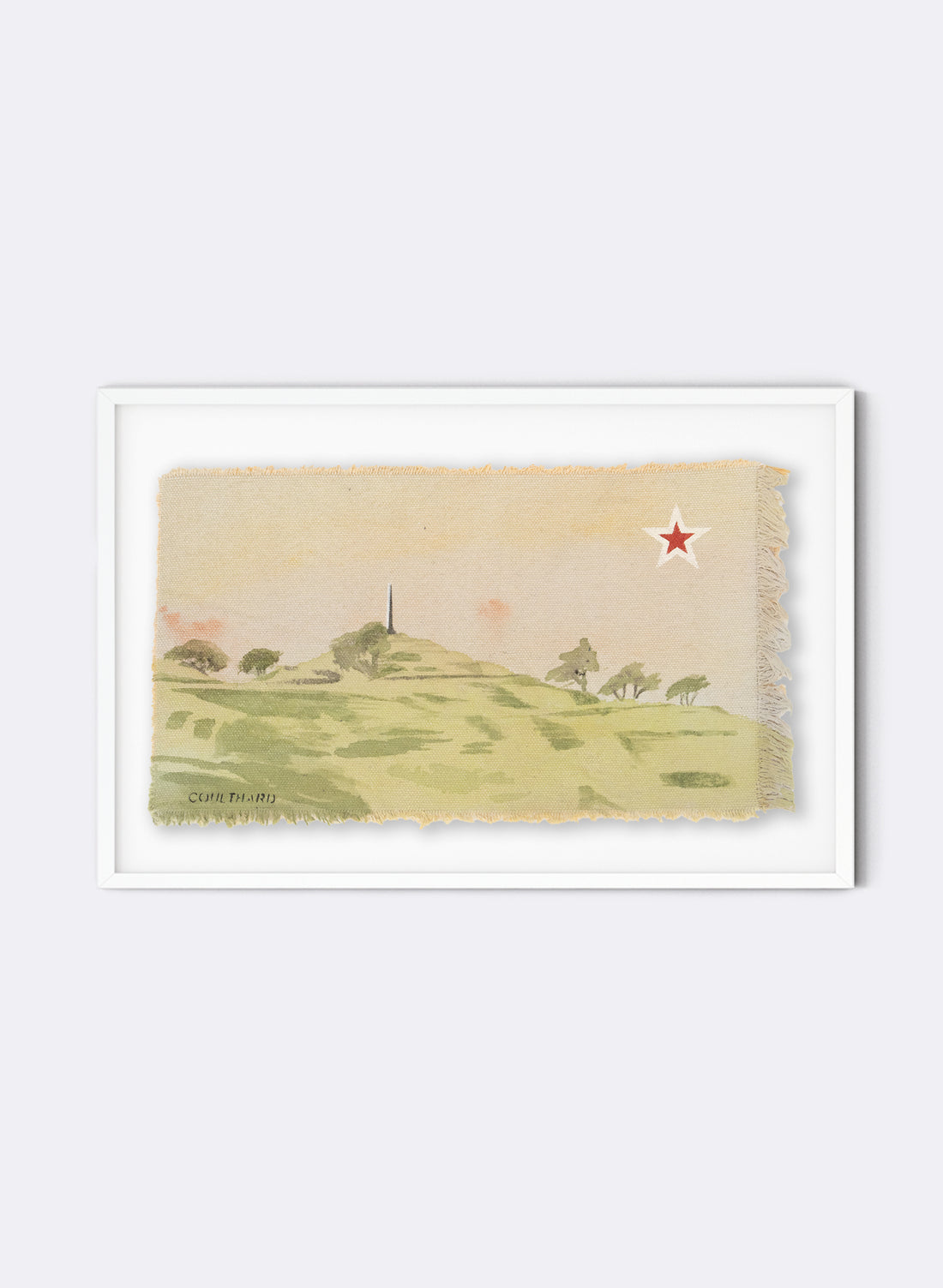 One Tree Hill - Postcard Artwork - Greens