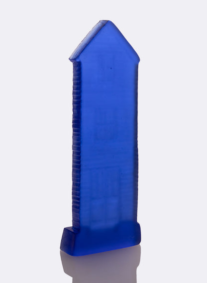 Cast Glass TownHouse - Sapphire Blue