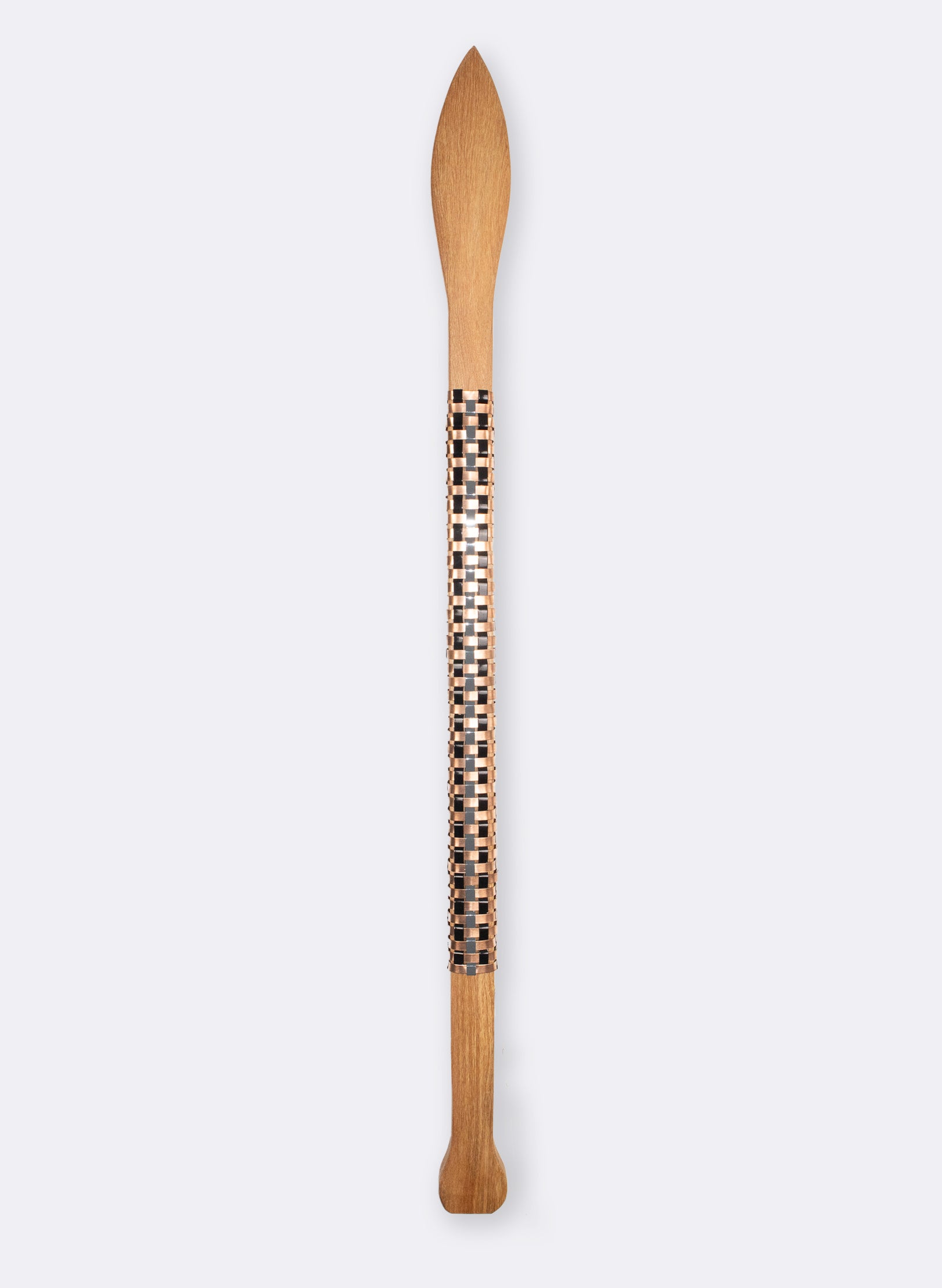 Silver, Black and Copper Taiaha