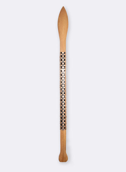 Silver, Black and Copper Taiaha