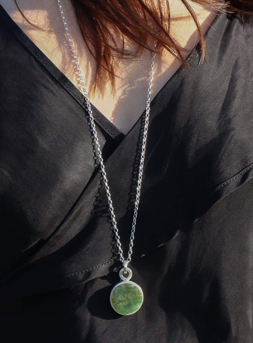 Large Caim Pendant - Pounamu