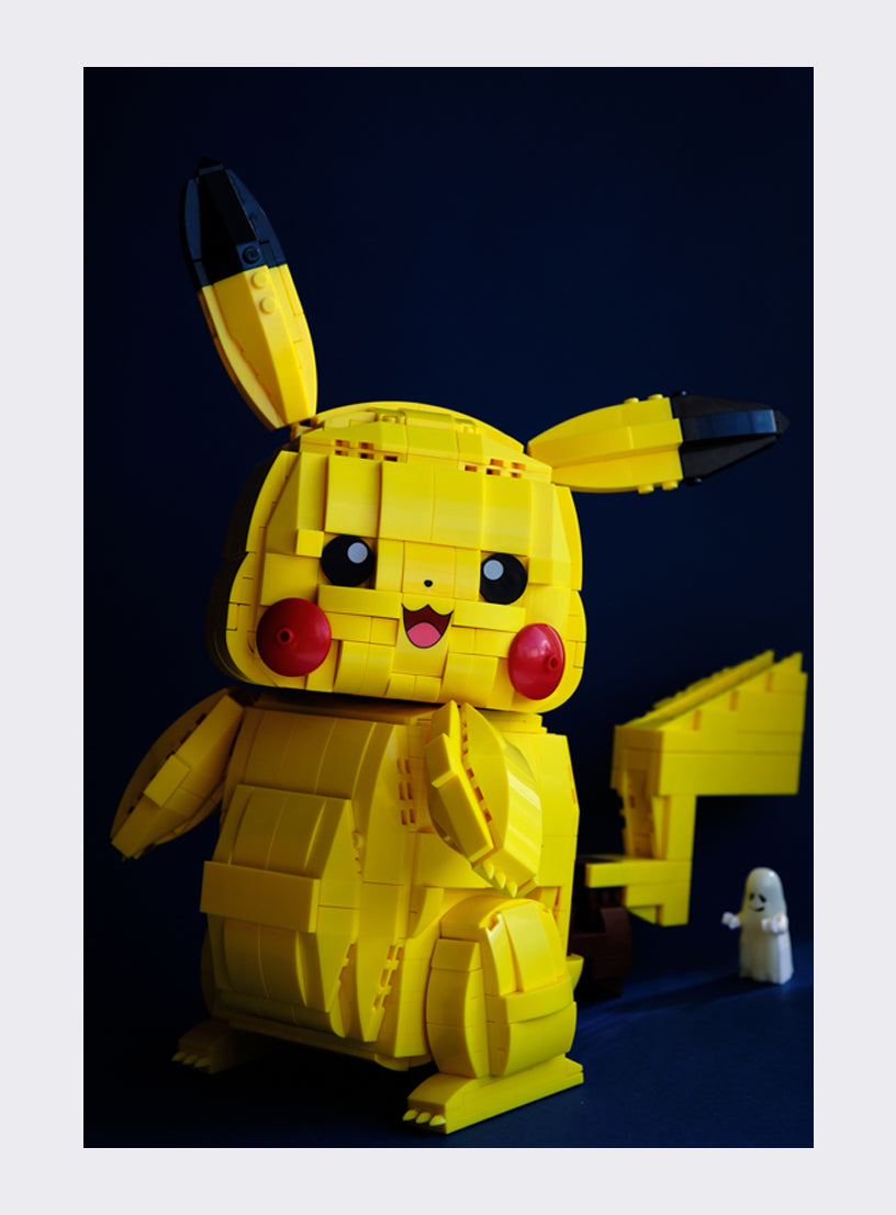 Peekaboo Pikachu - Photographic Print