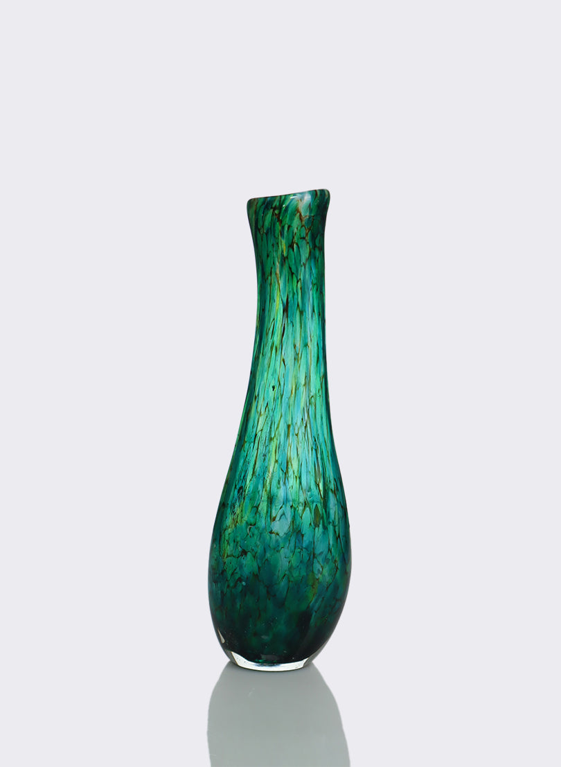 Greenstone Flat Form Vase - Large