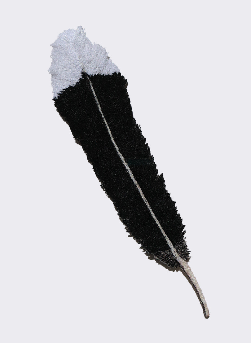Huia Feather 3D Embroidery