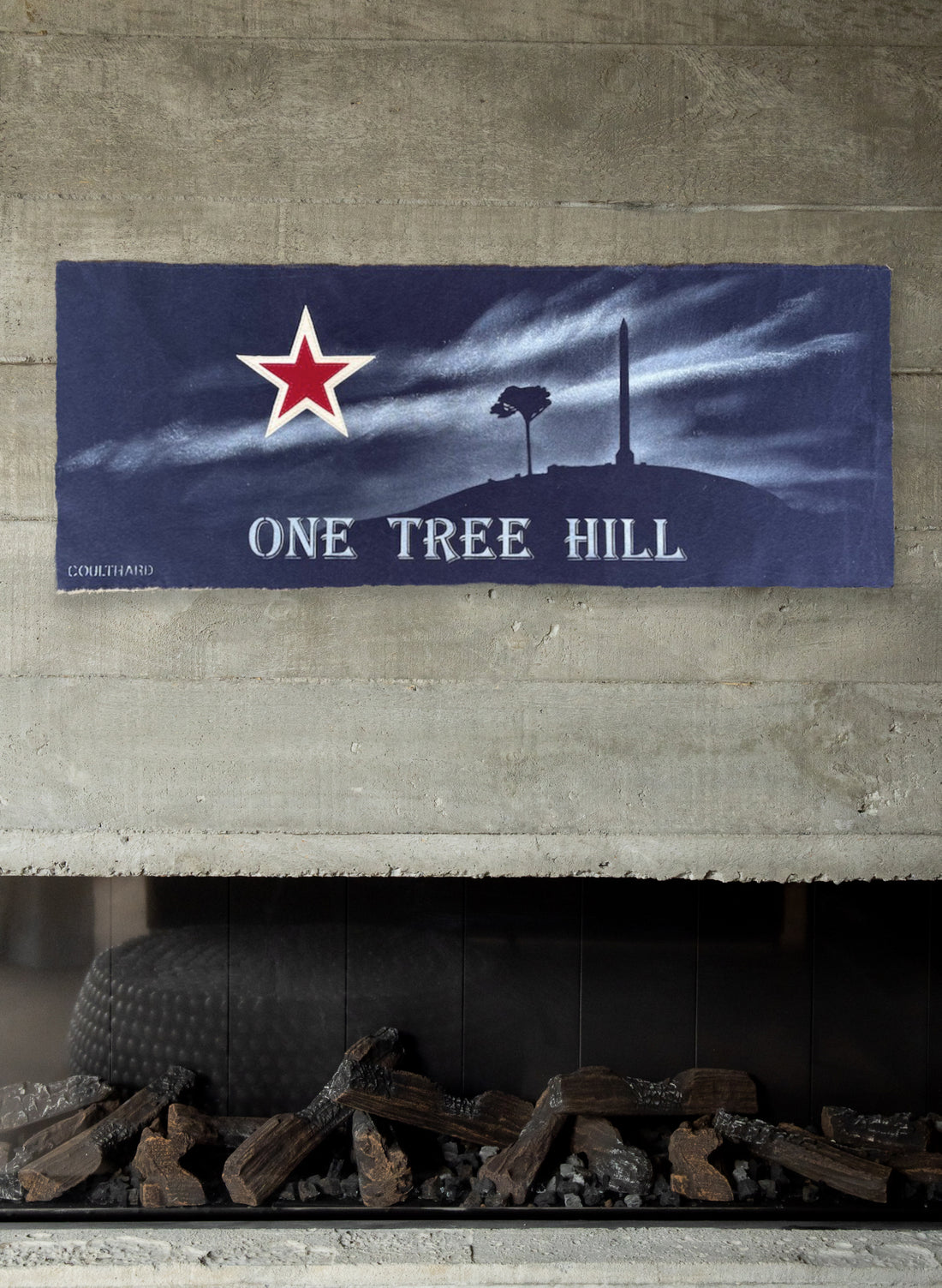 Navy One Tree Hill - Unframed