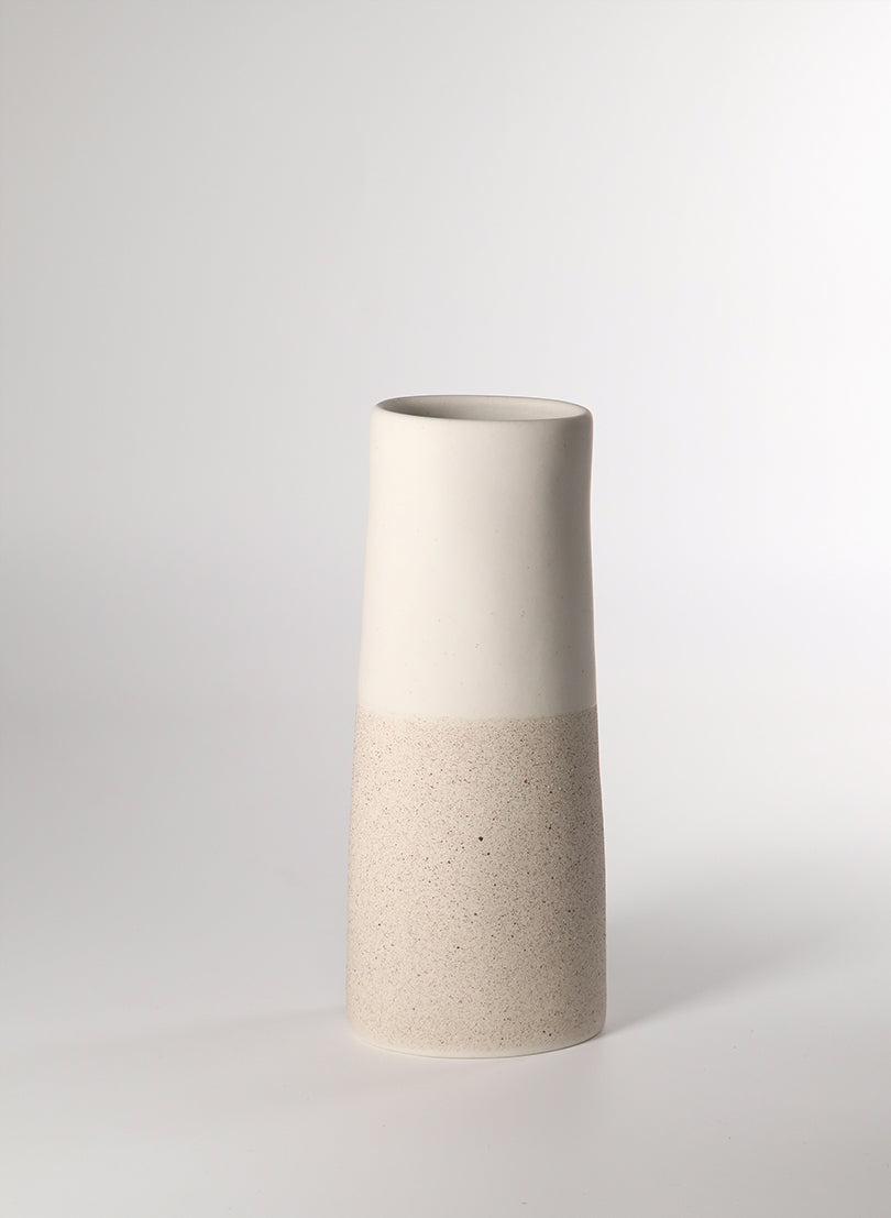 Medium Vase - White Sand
