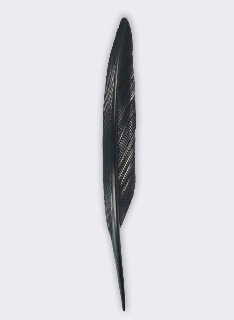 Tui Feather 1930mm - Black Kauri Tahi Kapu
