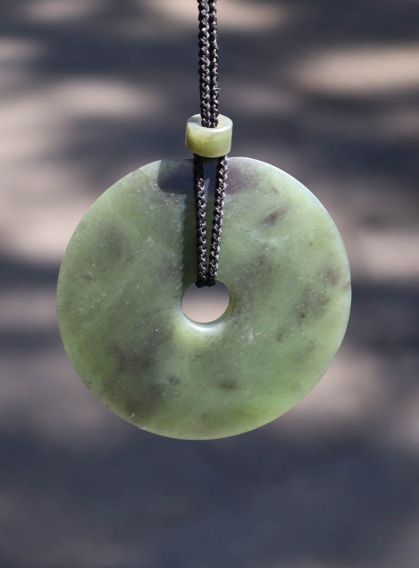 Disc Pounamu Pendant