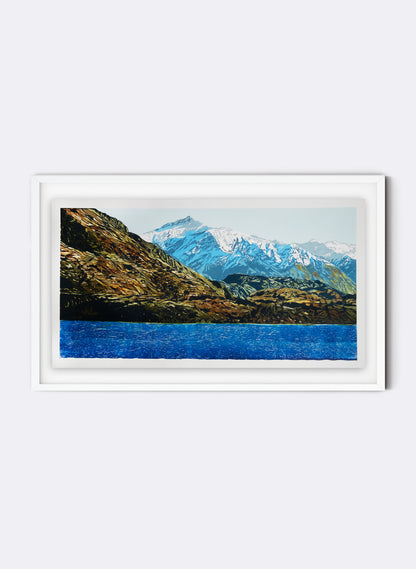 Black Peak - Woodblock Print