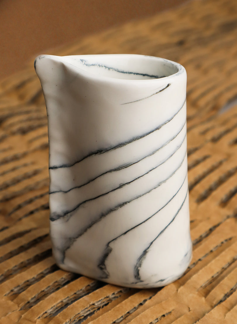 Nerikomi Pinched Small Vase