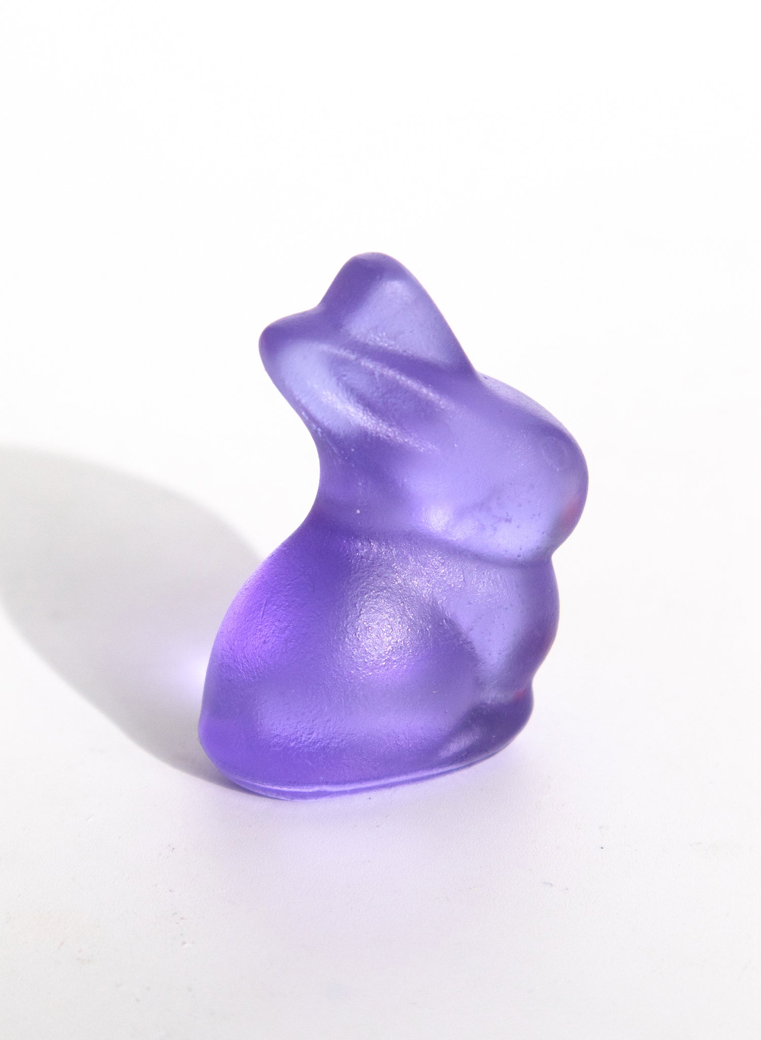 Tiny Glass Bunny - Hyacinth