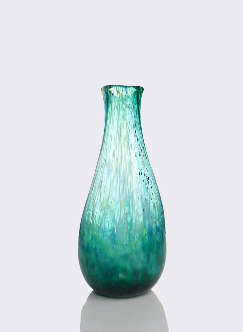 Greenstone Flat Form Vase - Large