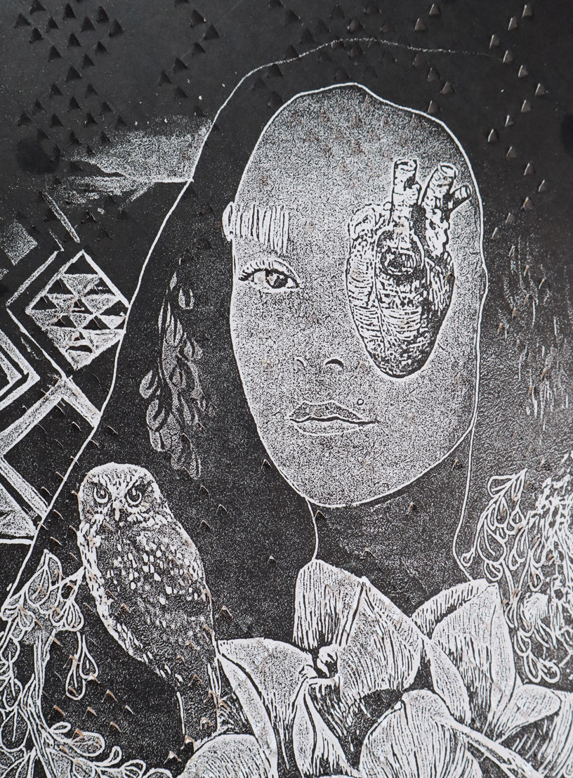 HINENUI-TE-PO 1/1 MDF - WOODBLOCK
