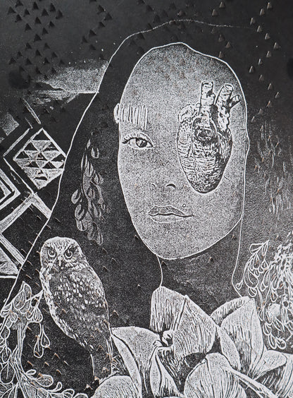 HINENUI-TE-PO 1/1 MDF - WOODBLOCK